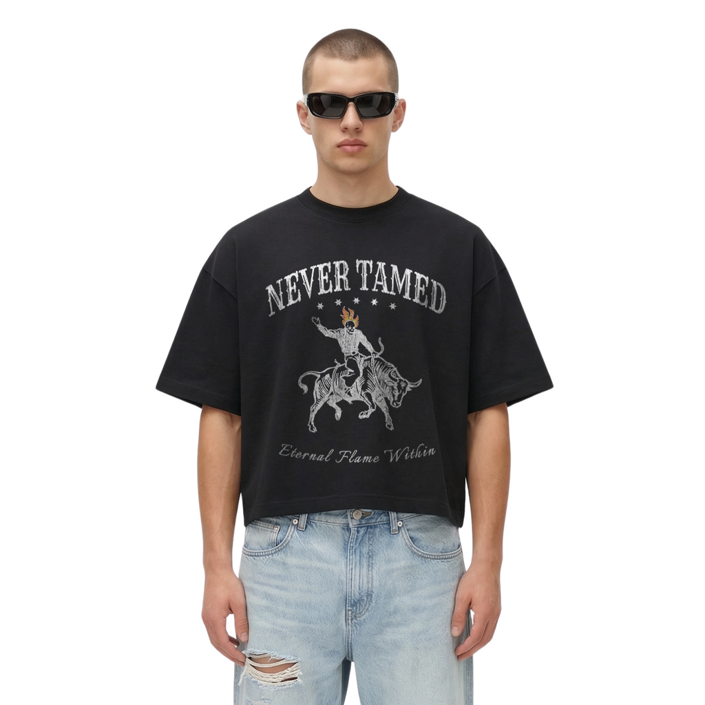 Deant Never Tamed Boxy Fit T-shirt Black