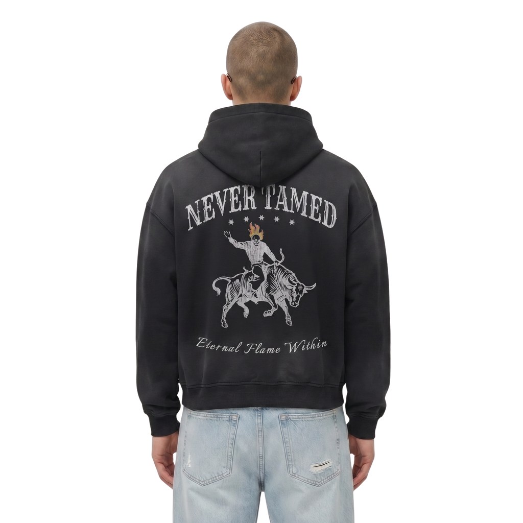 Deant Never Tamed Distressed Hoodie