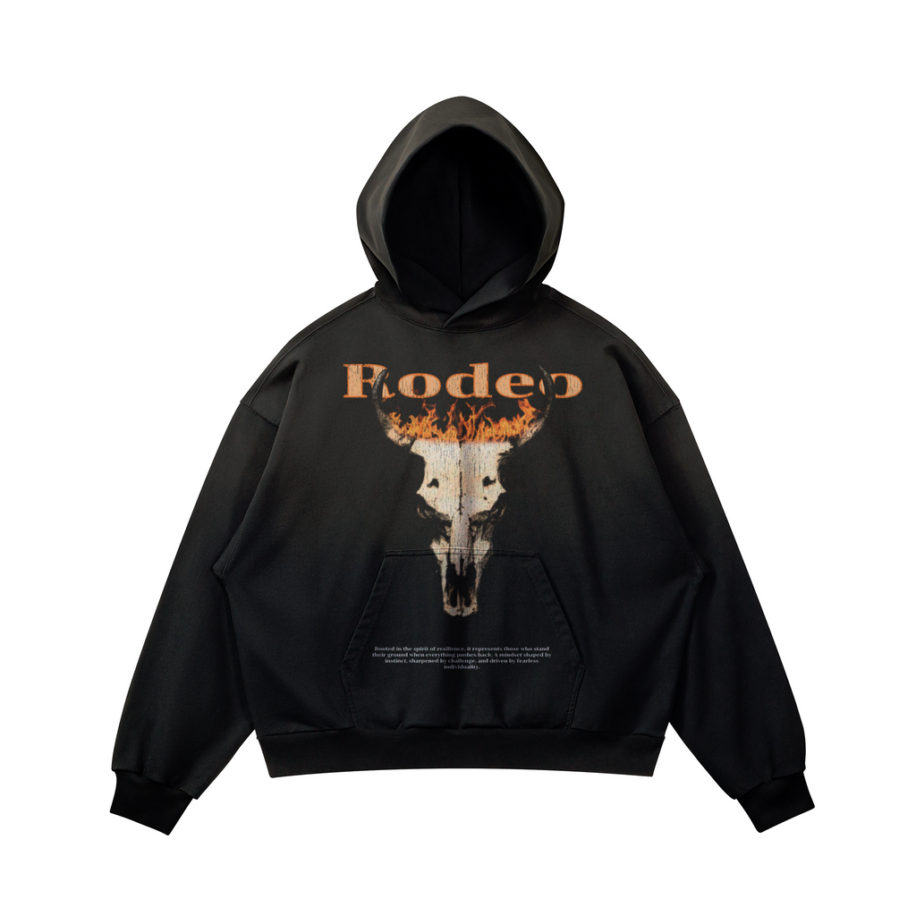 Deant Rodeo Boxy Fit Faded Hoodie