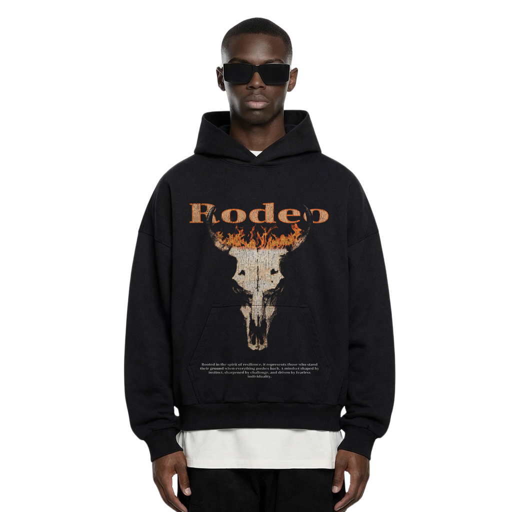 Deant Rodeo Boxy Fit Faded Hoodie