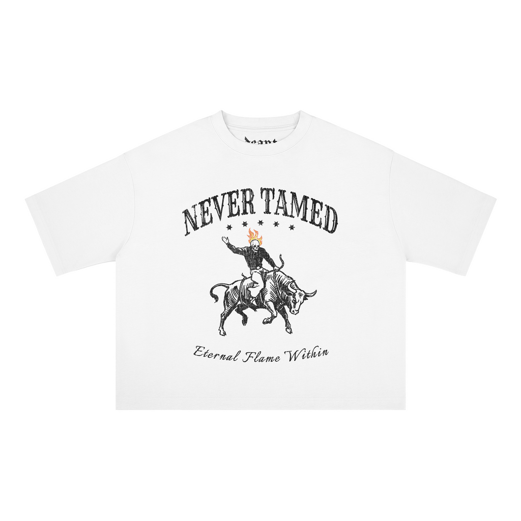 Deant Never Tamed Boxy Fit T-shirt White