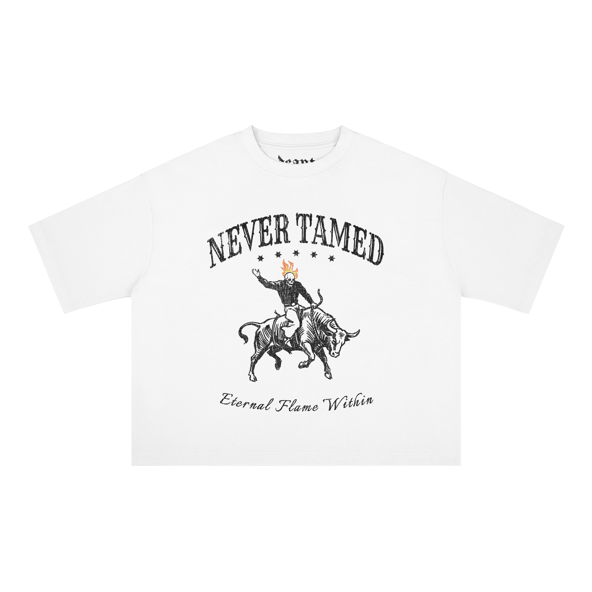 Deant Never Tamed Boxy Fit T-shirt White