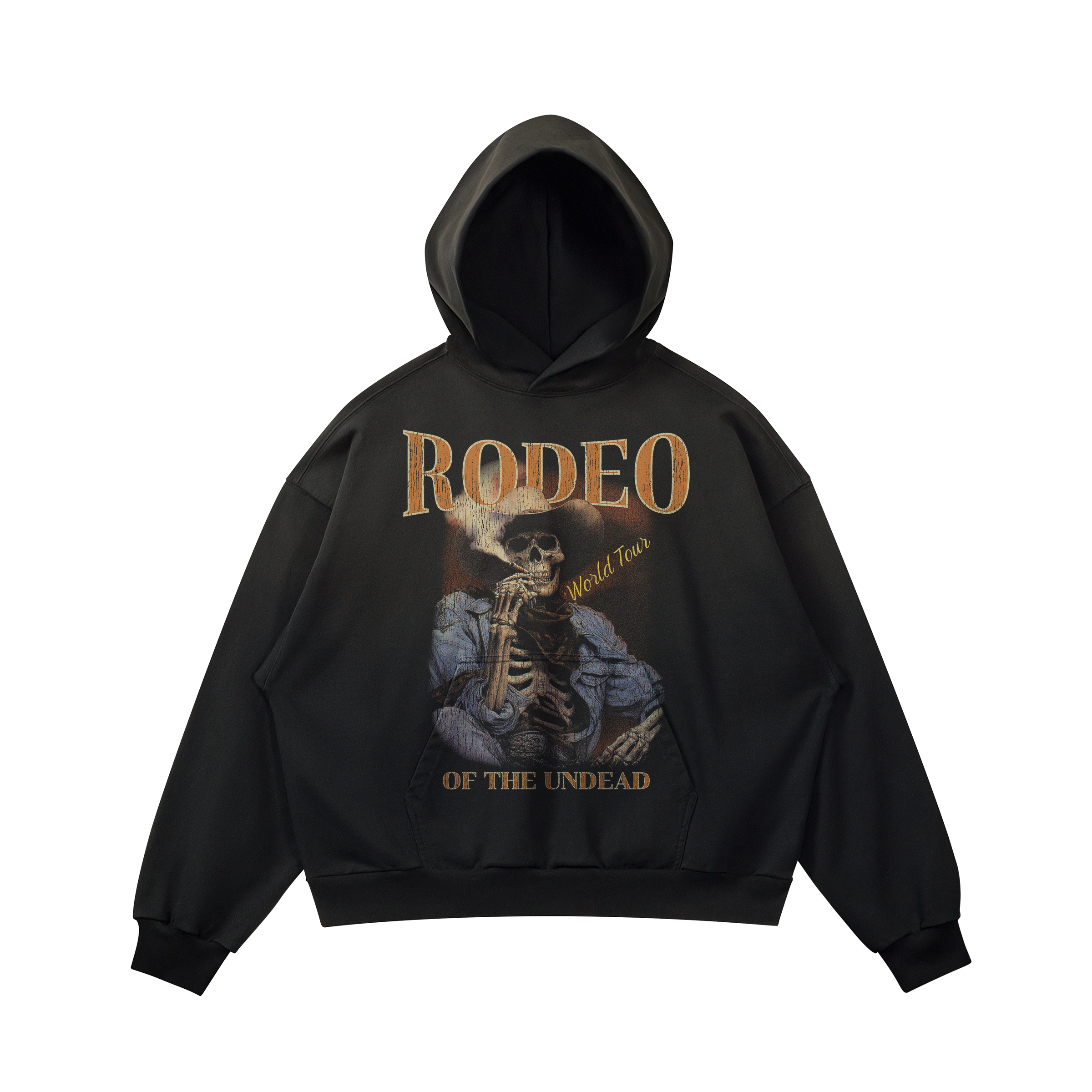 Deant Rodeo WT Boxy Fit Faded Hoodie