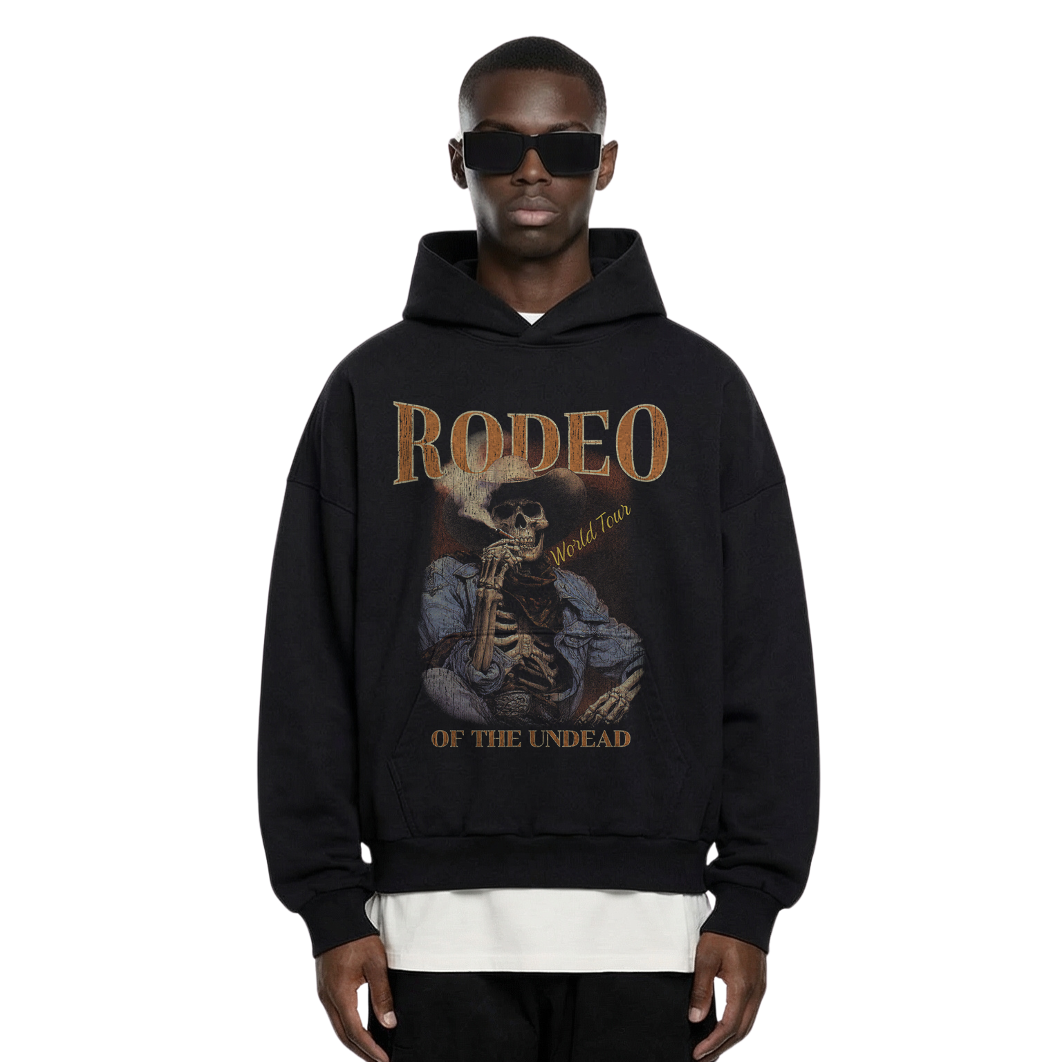 Deant Rodeo WT Boxy Fit Faded Hoodie