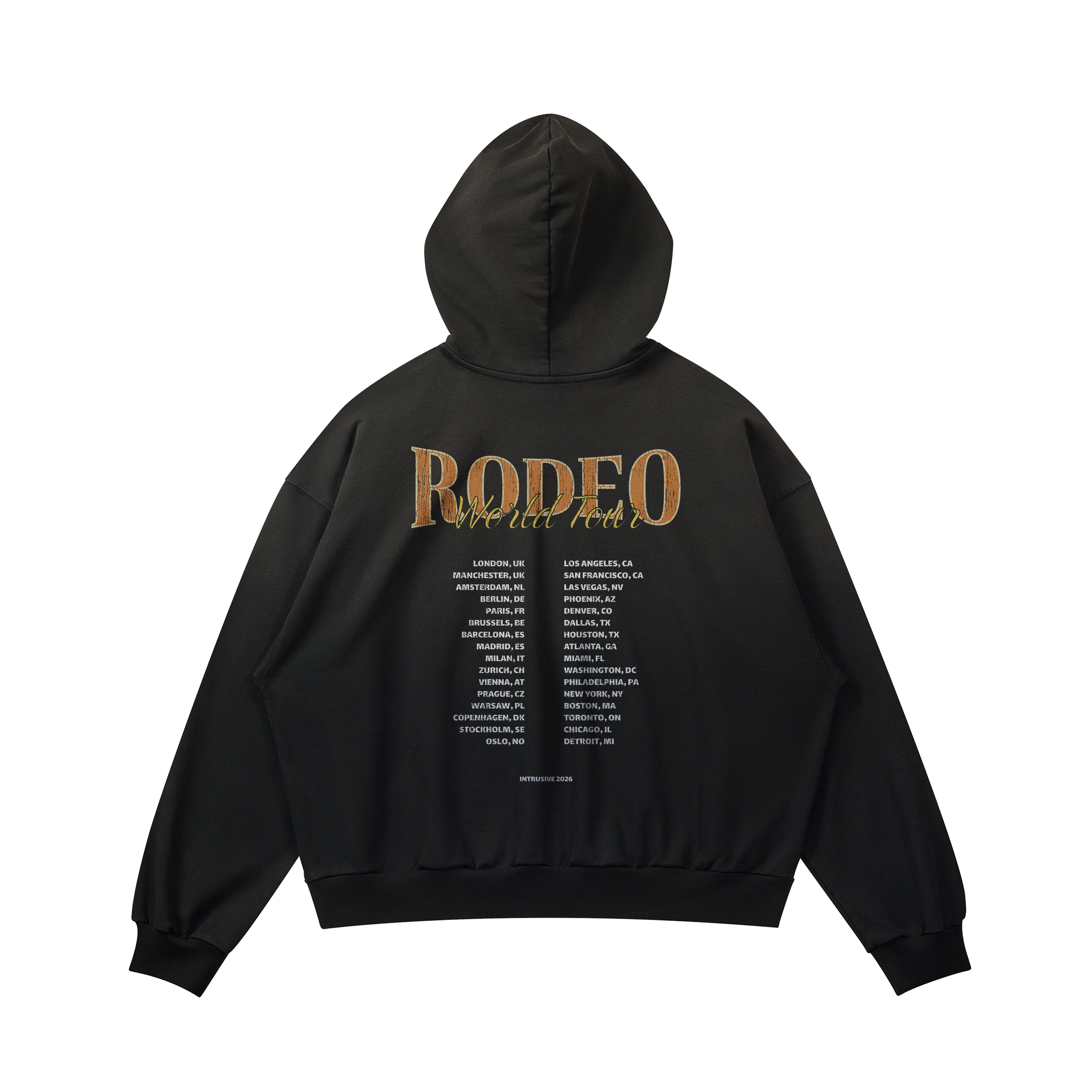 Deant Rodeo WT Boxy Fit Faded Hoodie
